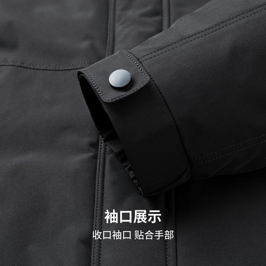 【含鸭绒】圣得西男士保暖亲肤户外羽绒服2025冬季新款宽松连帽外套 商品图6