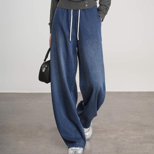 K.HIP 天丝牛仔豆荚裤｜天丝莱赛尔混纺，触感柔软自然垂坠 商品图2