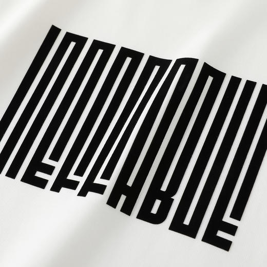 GXG男装【舒适纯棉】夏季简约创意字母印花男士宽松短袖T恤K&C 商品图11