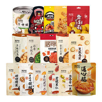 来伊份 坚果礼盒 炒货零食干果组合大礼包 旺气礼盒1828g 企业团购福利1 商品图0