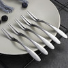 美厨（maxcook）304不锈钢水果叉 甜品叉月饼叉5件套 MCGC795 /厨具 /餐具 /刀/叉/勺 商品缩略图1
