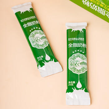 新农全脂奶粉25g*16袋/盒 中老年奶粉 成人奶粉 新疆奶粉  /水饮冲调 /成人奶粉 /中老年牛奶粉 商品图0