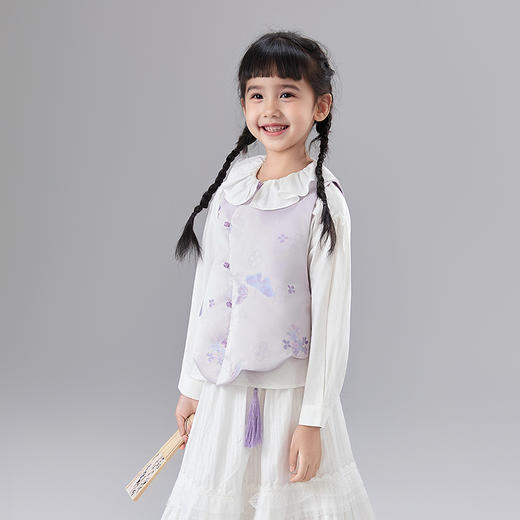 笛莎Deesha观山见女童马甲2025秋季女童马甲 商品图5