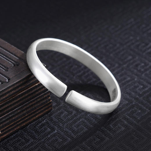 【祥云之乐】子佩集S999手工银手镯(儿童款)原创设计【55551212】2506 商品图2