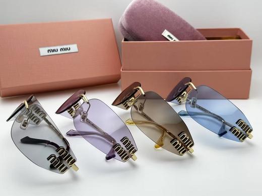 缪缪 江疏影 张元英同款无框太阳眼镜 窄版A51 （JH） 商品图0