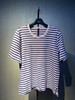 水淼2025秋爆款高弹休闲百搭条纹T恤1524 商品缩略图2