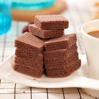 丽芝士（Richeese）纳宝帝印尼进口威化饼干巧克力味300g/罐休闲零食早餐代餐送礼 /休闲食品 /饼干 /威化饼干 商品图2