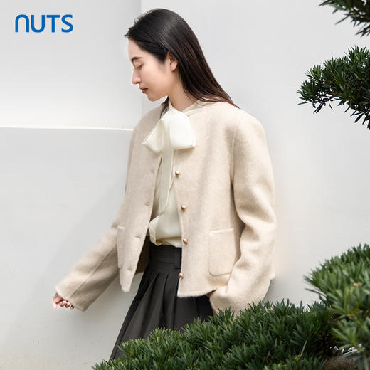 手工呢料短外套 商品图1