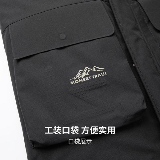 【鸭绒】圣得西男士连帽羽绒服2025冬新款防风防寒保暖休闲外套 商品图8