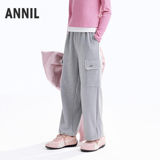 【实体店同款】女童全腰针织裤秋季新款安奈儿童装AG536086 商品图1