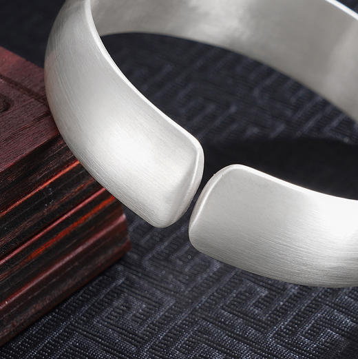 【流年花好】子佩集S999手工银手镯原创设计【55011235】2506 商品图4