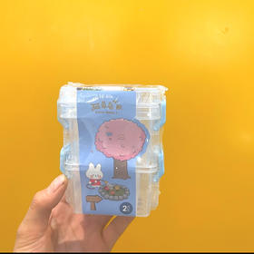 阿兔兔1976透明组合收纳箱（颜色随机）