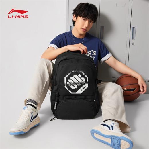 李宁反伍BADFIVE防泼水双肩包ABSV093 商品图3