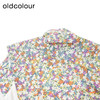 oldcolour商场同款夏款V领时尚碎花短袖连衣裙女GP21101734 商品缩略图2