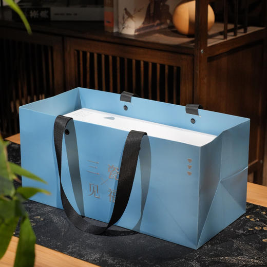 【三瓷见福】非遗中式礼 珠光青瓷 白瓷 建盏 商务伴手礼 企业定制 商品图6