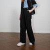 三彩2025秋季新款休闲长裤宽松垂感阔腿裤通勤西装裤气质显瘦S 商品缩略图3