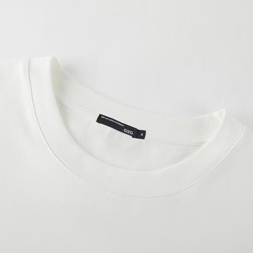 GXG男装【舒适纯棉】夏季简约创意字母印花男士宽松短袖T恤K&C 商品图10