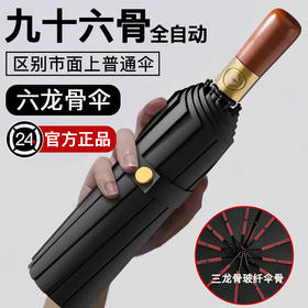 【96骨全自动】三折自动伞原木手柄 三折原木手柄自动伞 晴雨两用+96骨抗风设计 雨天也能尽显品格 男士商务折叠伞 轻奢礼品伞