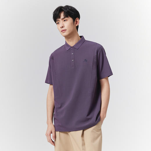 GXG男装【7A抗菌】25夏季时尚国风水墨画凉感透气男式翻领POLO衫K&C 商品图8