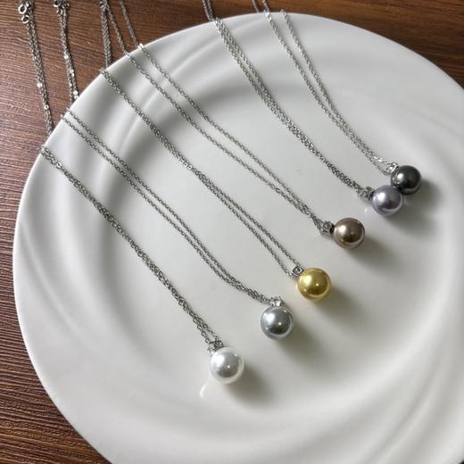 【CILK戴妃款耳钉项链三件套】珍珠温润有光泽自带贵气感 简约百搭 温婉优雅 商品图3