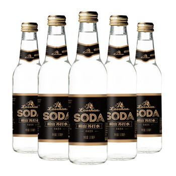 崂山 中华老字号 零糖苏打水饮料 330ml*24瓶 整箱装 零糖零脂零卡 /水饮冲调 /饮料 /苏打水 商品图4