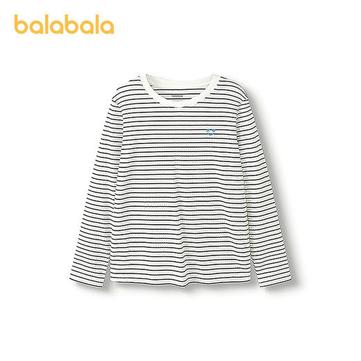 【商场同款】巴拉巴拉儿童长袖T恤秋新品男童打底衫女童内衣秋衣 商品图4