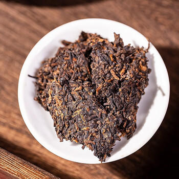 中茶普洱茶叶2020年印级臻品黄印普洱熟茶紧压茶饼 200g/饼 /水饮冲调 /茗茶 /普洱 商品图2