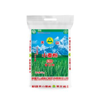 天山 新疆面粉臻品雪花粉 家用包子馒头拉条子中筋通用小麦粉 10斤 /粮油调味 /面粉 /通用粉 商品图1