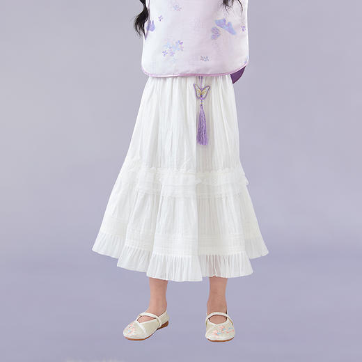 笛莎Deesha观山见女童半裙2025秋季女童半裙 商品图4