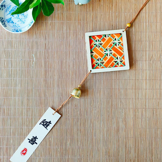 【DIY竹编风铃】手工材料包竹编铃铛挂饰创意暖场研学活动中秋 商品图2