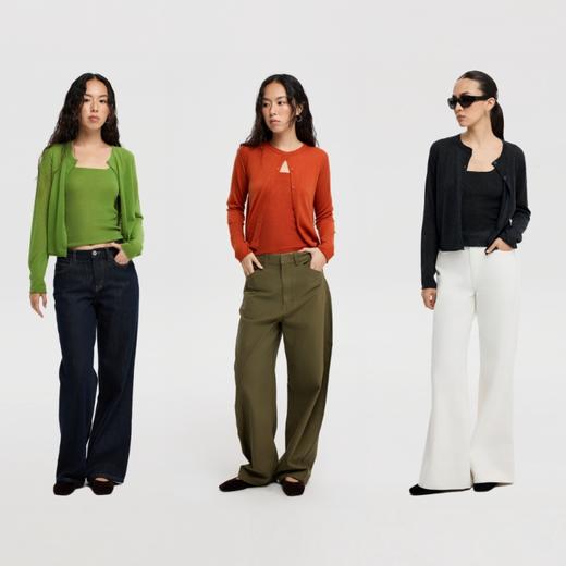 oneup羊毛吊带开衫两件套 商品图4