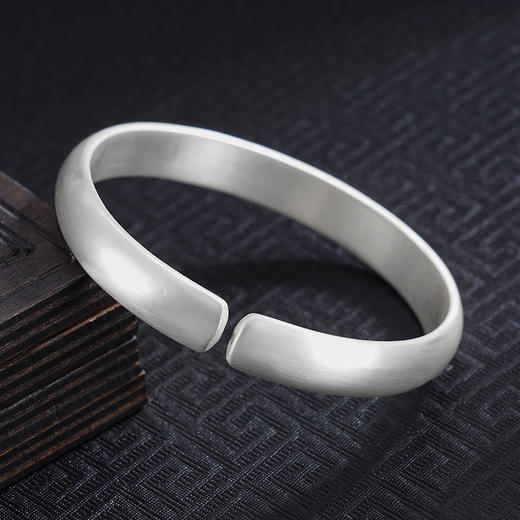 【如意之约】子佩集S999手工银手镯原创设计【55071207】2506 商品图4