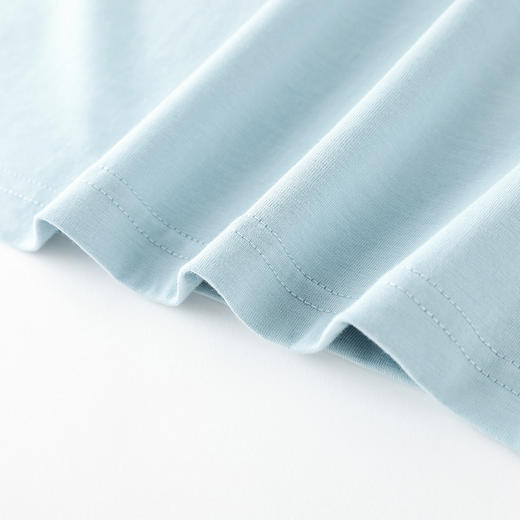 GXG男装【100%棉】25夏季时尚字母刺绣舒适透气男式圆领短袖T恤K&C 商品图10