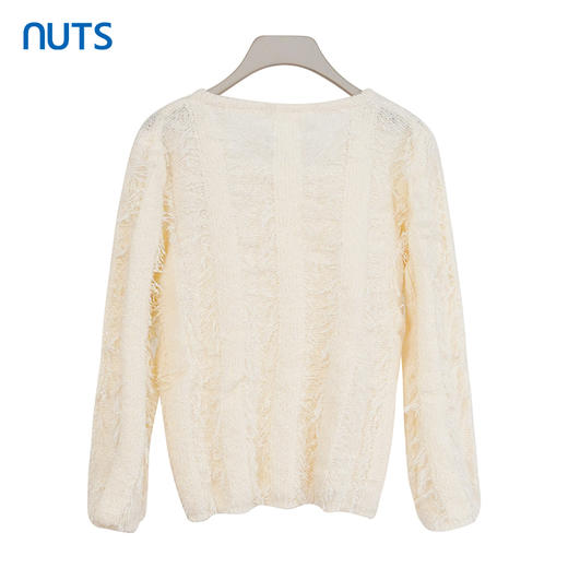 NUTS商场同款春秋季设计感小众气质圆领百搭短外套女4380536A1 商品图1