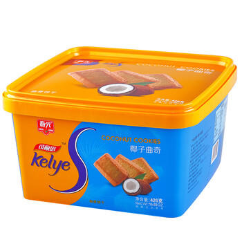 春光食品 海南特产 椰子曲奇426g 黄油风味饼干 休闲零食 独立小包装 /休闲食品 /饼干 /曲奇饼干 商品图2