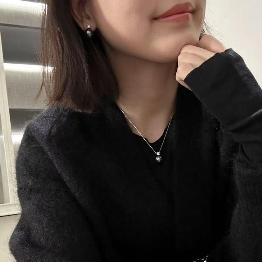 【CILK戴妃款耳钉项链三件套】珍珠温润有光泽自带贵气感 简约百搭 温婉优雅 商品图8