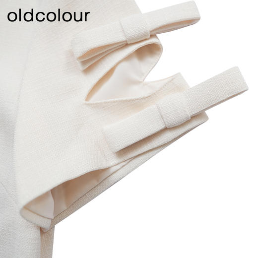 oldcolour商场同款夏款圆领时尚气质短袖连衣裙女GP21101772 商品图3