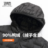 【鸭绒】圣得西男士连帽薄款羽绒服2025冬运动休闲短款保暖外套 商品缩略图3