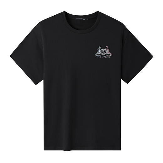 GXG男装【醒狮龙头】夏季时尚潮流撞色印花男士圆领百搭短袖t恤K&C 商品图7