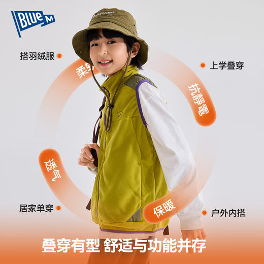 【抗静电】儿童马甲秋装男童背心洋气秋季男孩坎肩上衣中大童童装Z5CBX032 商品图3