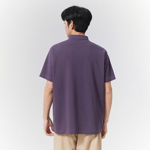 GXG男装【7A抗菌】25夏季时尚国风水墨画凉感透气男式翻领POLO衫K&C 商品图11