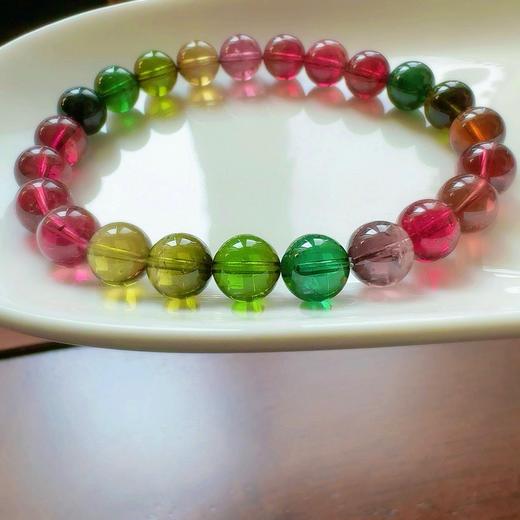 8.5mm单圈老矿碧玺手串 商品图5