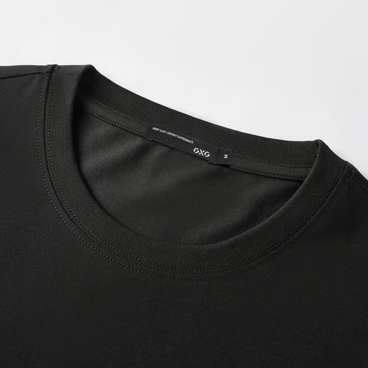 GXG男装【凉感透气】25夏季小鲸鱼绣花圆领休闲男式短袖T恤K&C 商品图9