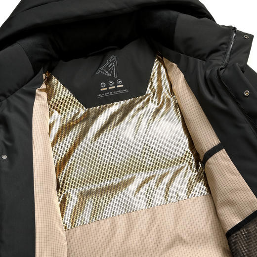 【90%鸭绒】圣得西男士防寒保暖中长款羽绒服2025冬季新款外套 商品图13