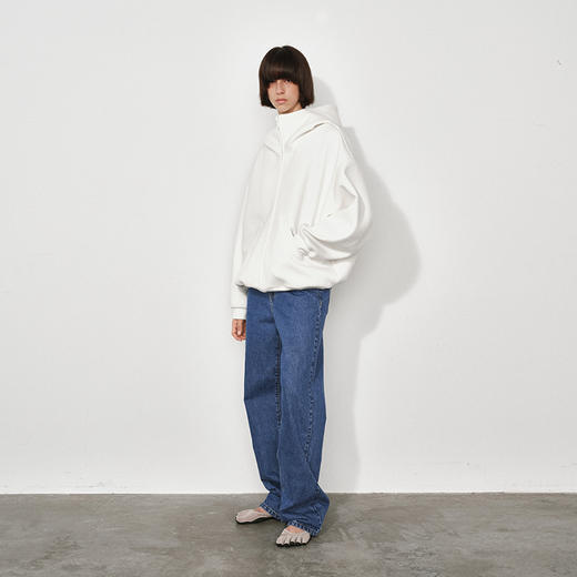 NUTH“凝聚空气”宽松大廓形连帽开衫卫衣女空气感oversize外套 商品图1