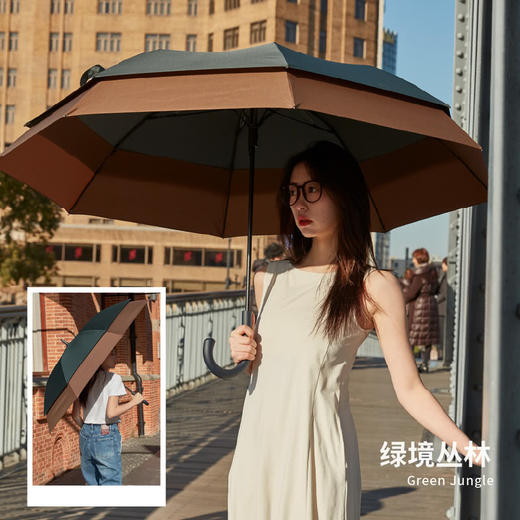 MM 山姆 JNC XXL 直骨双层伞 绿境丛林 商品图7