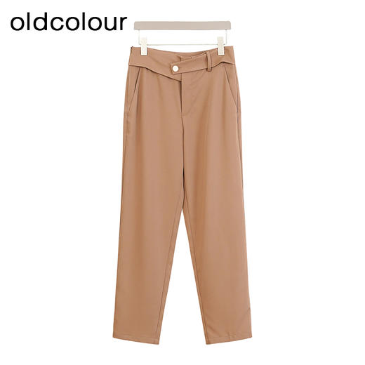 oldcolour商场同款春秋款时尚通勤气质显瘦西装式长裤女P23073151 商品图0