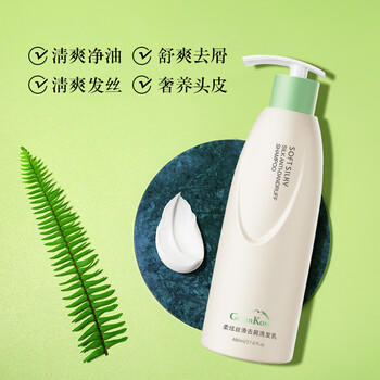 绿色溪谷洗发水去屑止痒洗头膏乳茶籽控油舒爽丝滑男士女士洗发精露480ml /个人护理 /洗发护发 /洗发水 商品图5