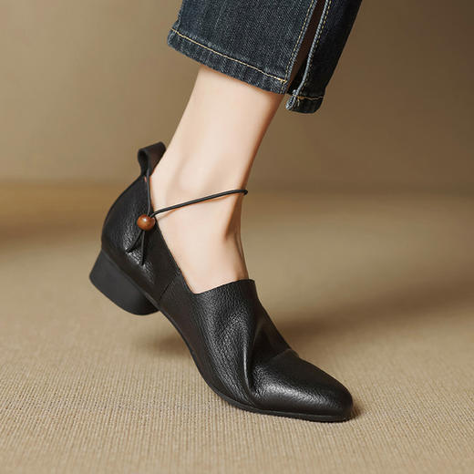 Echo&yolo软皮单鞋｜明星奢牌“姐妹鞋”，柔软真皮、浪漫设计 商品图2