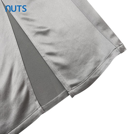 NUTS商场同款夏季气质高级设计感褶皱缎面半身长裙女423061088 商品图3